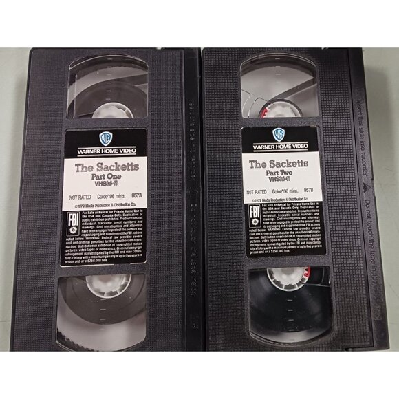 The Sacketts (VHS, 1991, 2-Tape Set) - Picture 4 of 4